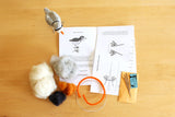 beginner-needle-felting-kit-bird-plover-wool-tools