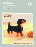 beginner-needle-felting-kit-dog-dachshund-wool-tools