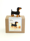 beginner-needle-felting-kit-dog-dachshund-wool-tools