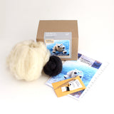 Polar Bear Cub Needle Felting Kit