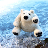 Polar Bear Cub Needle Felting Kit