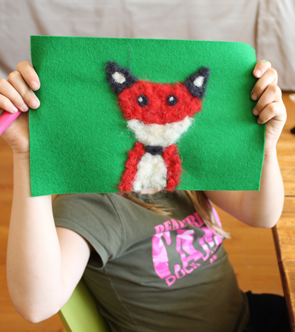 Flat Felting Camp Kit