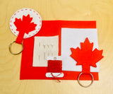 OH CANADA Key Chain Felt Hand Sewing Kit